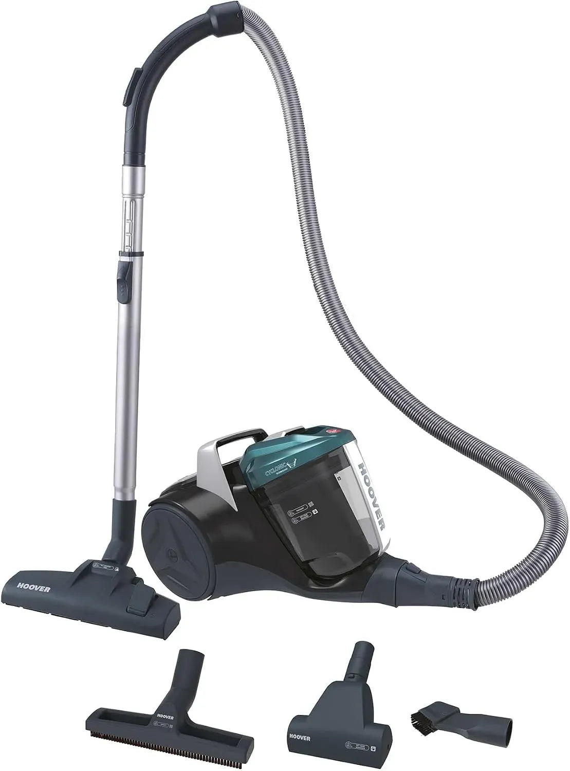 Hoover BR71_B30 Aspirapolvere, 2 L, 700 W, nero, 78 Decibel, 2 litri capacità bin