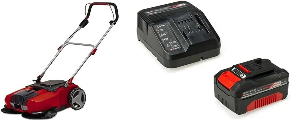 Einhell macchina spazzatrice per pavimenti, Batteria, nero