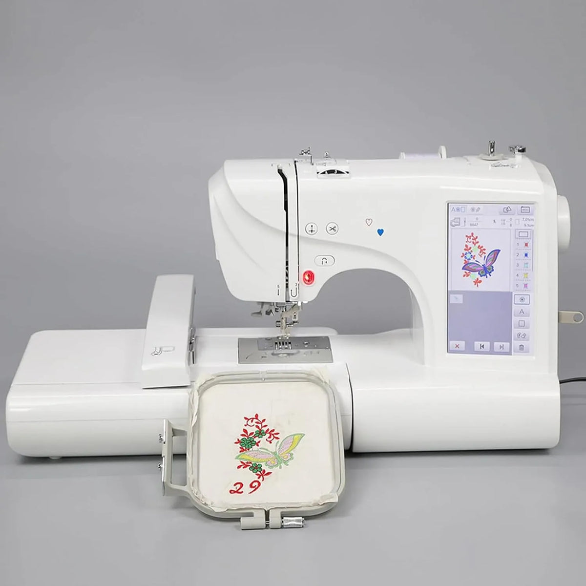 Macchina da Cucire, Macchina da Ricamo, macchina per cucito elettrica, ricamatrice elettrica, USB, display LCD