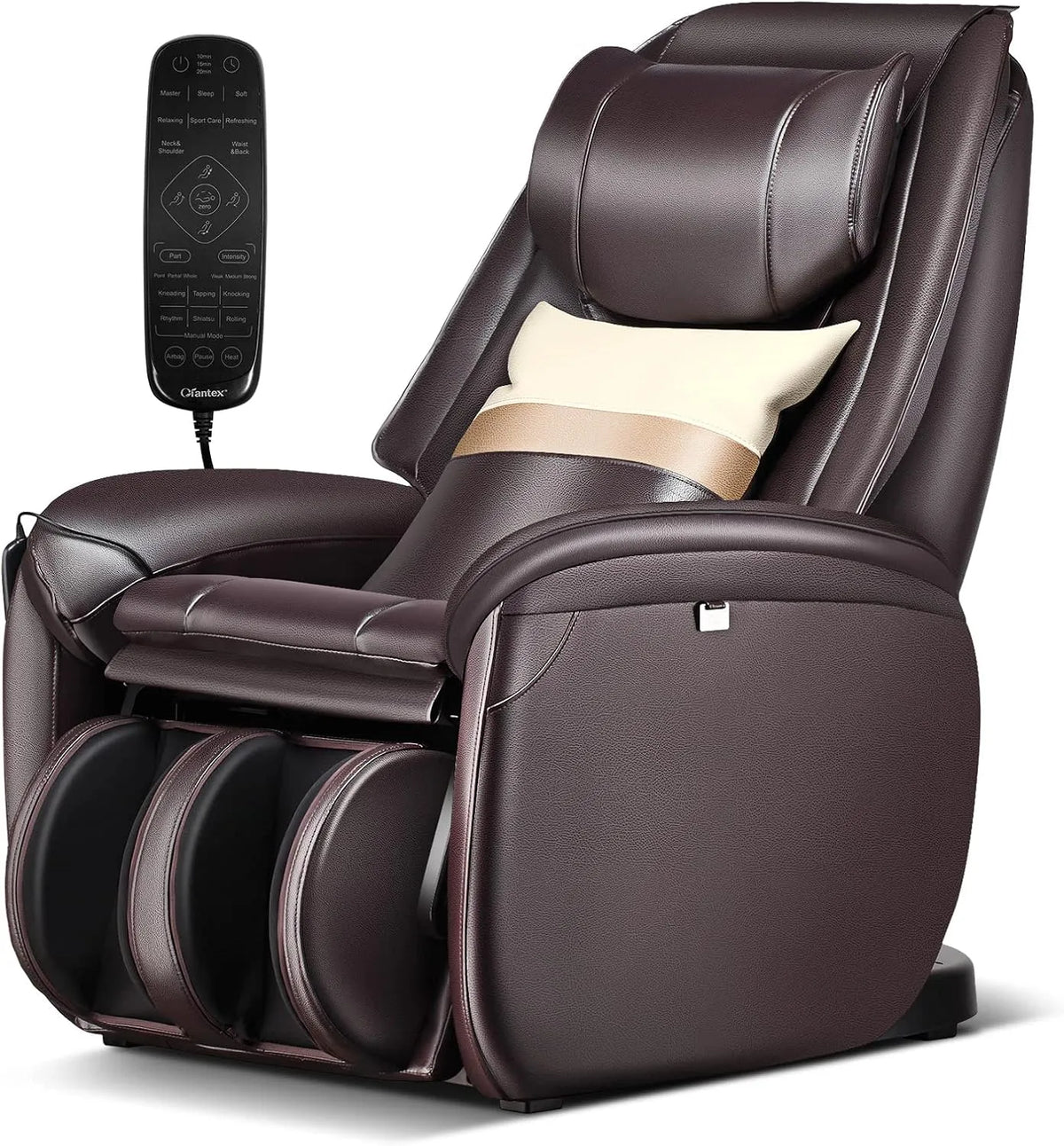 Poltrona relax con massaggio RELAX4LIFE, ruote di trasporto, professionale, Sedia Massaggiante Professionale con Binario SL