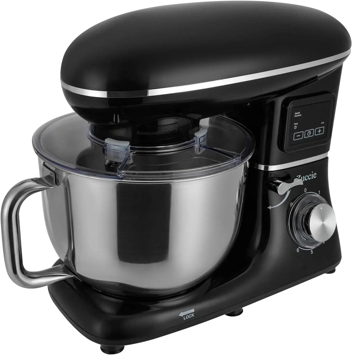 Robot da cucina, 1500 W, display LCD, professionale, display digitale, 6 velocità e 1 funzione di impulso