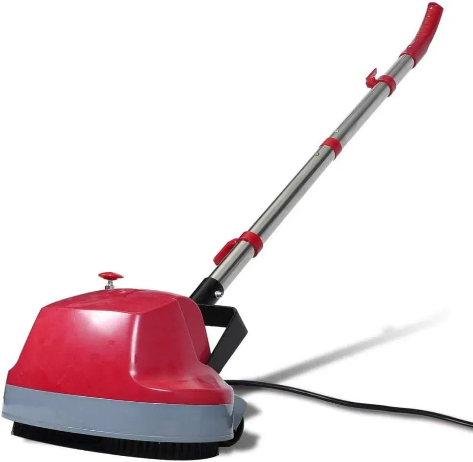 Lucidatrice, lucidatrice elettrica, 50 Hz, 180 W, 230 V, acciaio inox, rosso, plastica, legno, per pavimenti duri e legno