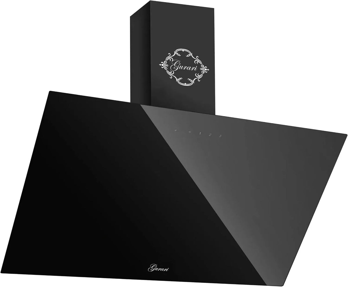 Cappa aspirante D 286, 90 cm, cappa da cucina, nero