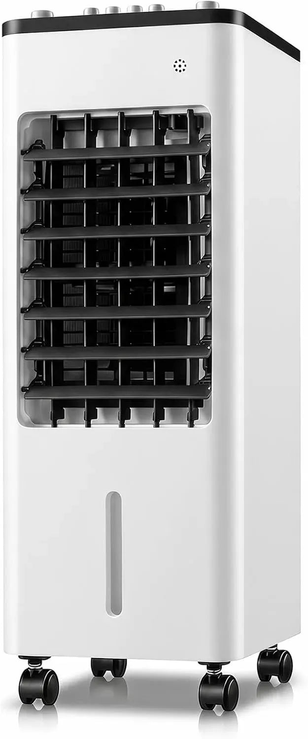 Condizionatore, 9 L, portatile, timer, 3 velocità, oscillazione, ampio serbatoio, Timer da 15 Ore e Oscillazione a 90°