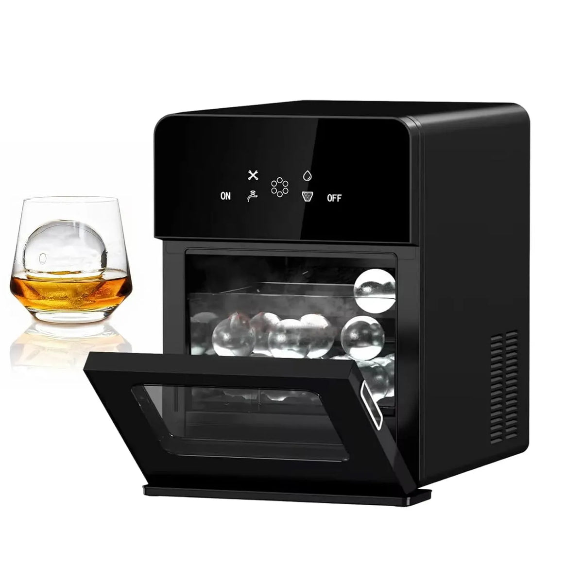 Macchina, 1.7 L, 5 cm, ampio serbatoio, 4 Pezzi, per Cocktail Whisky