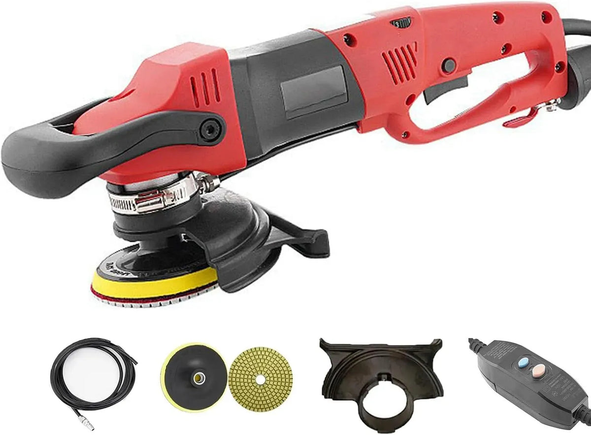 Lucidatrici per pietre ad aria umida, strumenti per la macinazione del pavimento domestico, smerigliatrice portatile a iniezione d'acqua da 1200 W per