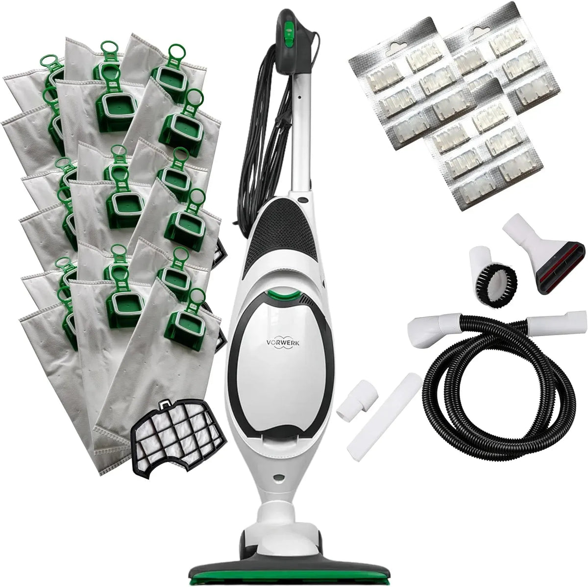 VK150 -NUOVO ASSEMBLATO- 6 Sacchetti + Profumini + KIT TUBI