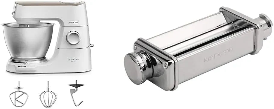 Kenwood KVC65.001WH KAX980ME Accessorio per elettrodomestico, acciaio inox, Titanium Chef Baker XL, Acciaio Inossidabile