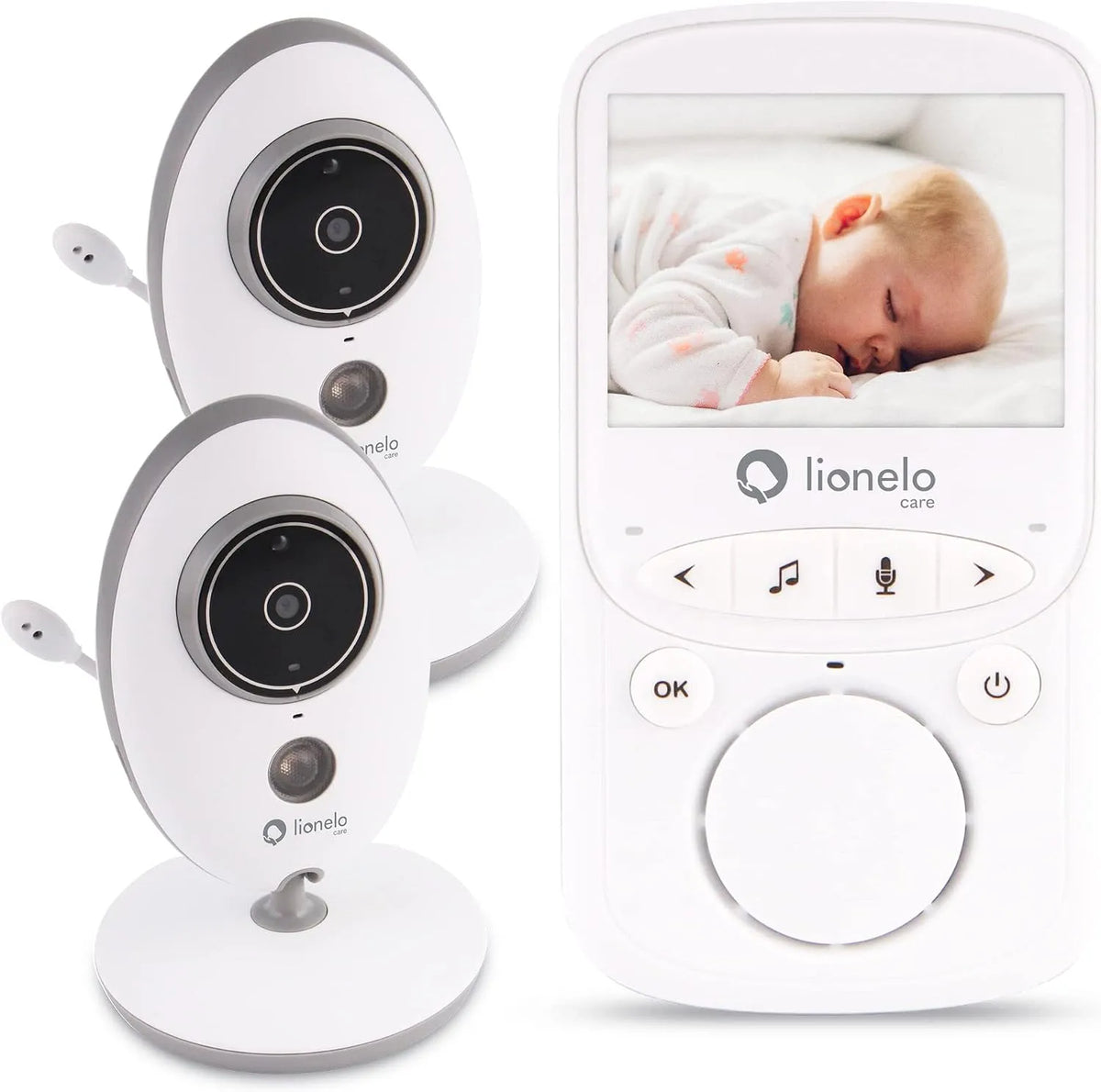 Monitor 300m, display LCD, 2 zone di temperatura, lionelo CARE BABYLINE 5, 2,4 pollici