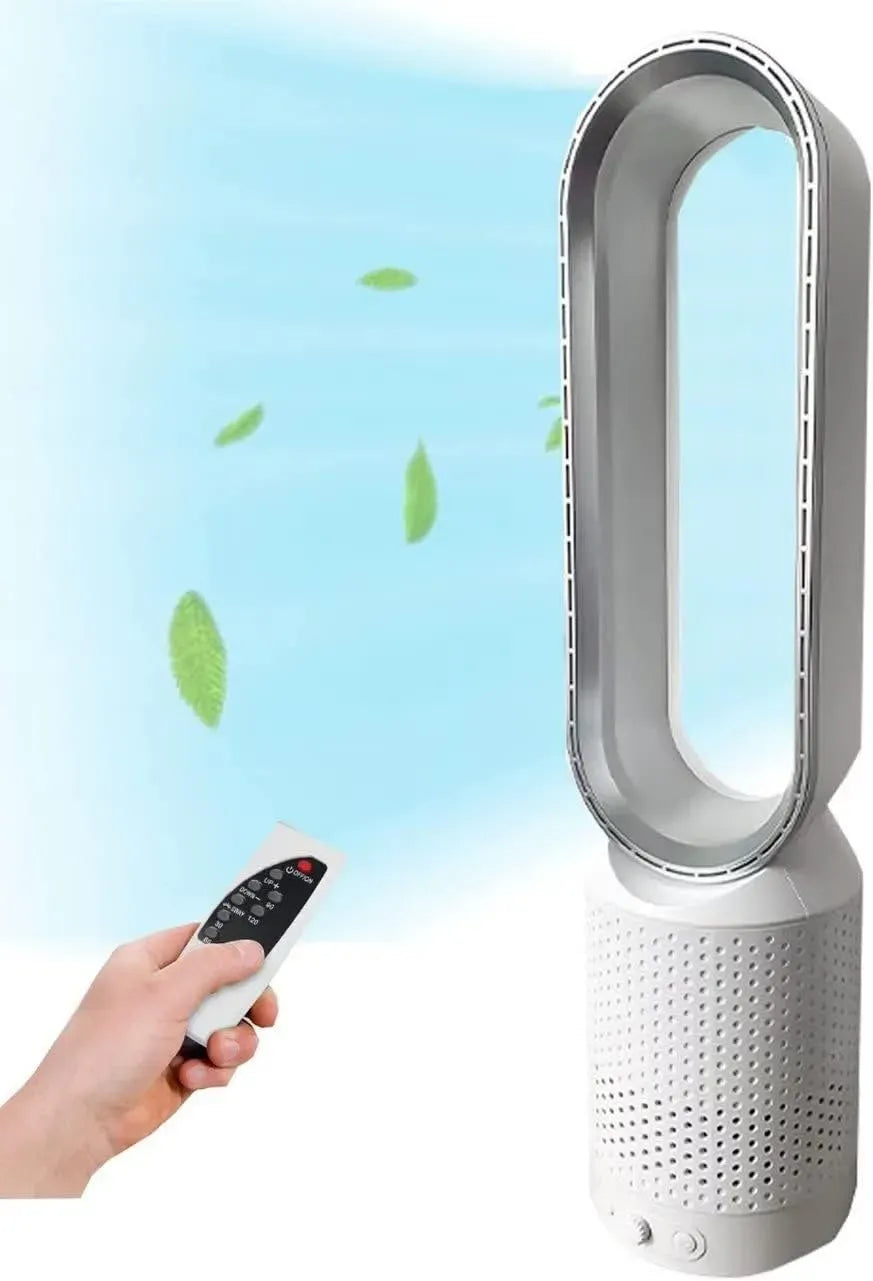 Purificatore d'aria, 20 pollici, timer, Timer da 120 Minuti, Ventilatore Moderno Senza Pale da 20 Pollici, Torre oscillante a 90°, 8 velocità