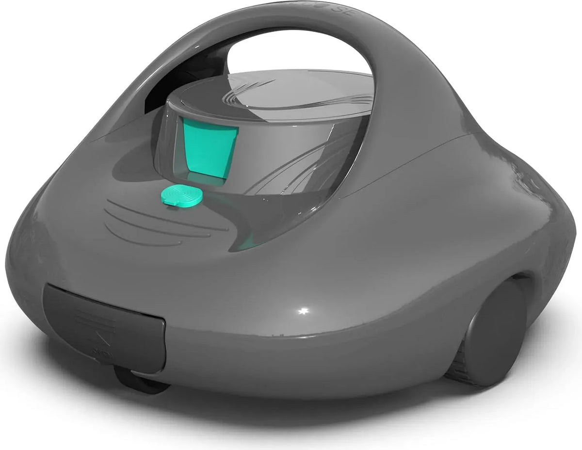 Robot, robot pulitore per piscina, 80 m, grigio, per Piscina Fuori Terra e Interrata