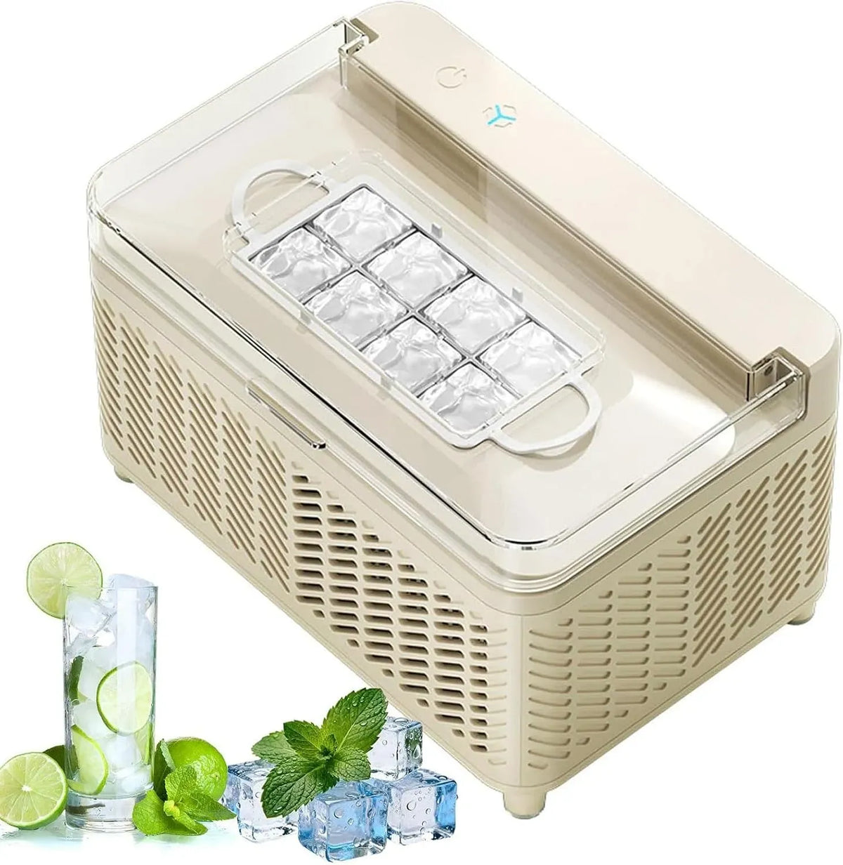 Macchina per Il Ghiaccio, Macchina per cubetti, Tavolo, 120 W, 12 V, portatile, per Il Ghiaccio Portatile da 120 W
