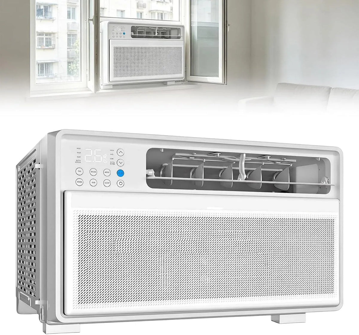 Condizionatore, Inverter, Raffresca Fino a 19 m², 3 modalità di Raffrescamento