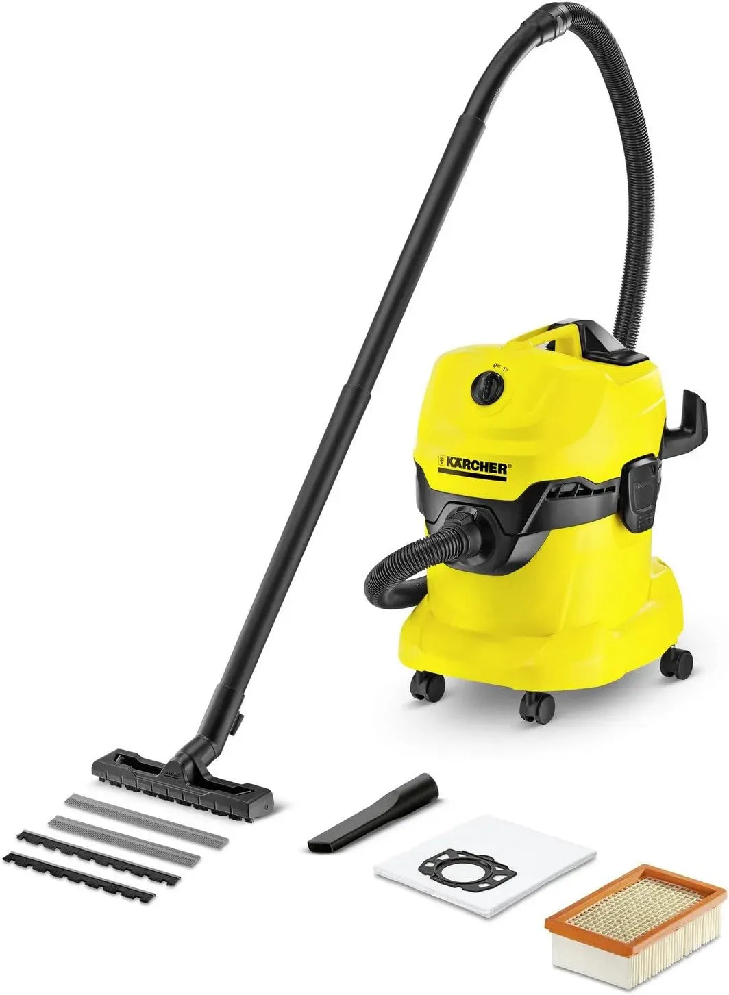 Kärcher WD 4 Filtro, 20 L, 1000 W, 2.2 m, plastica