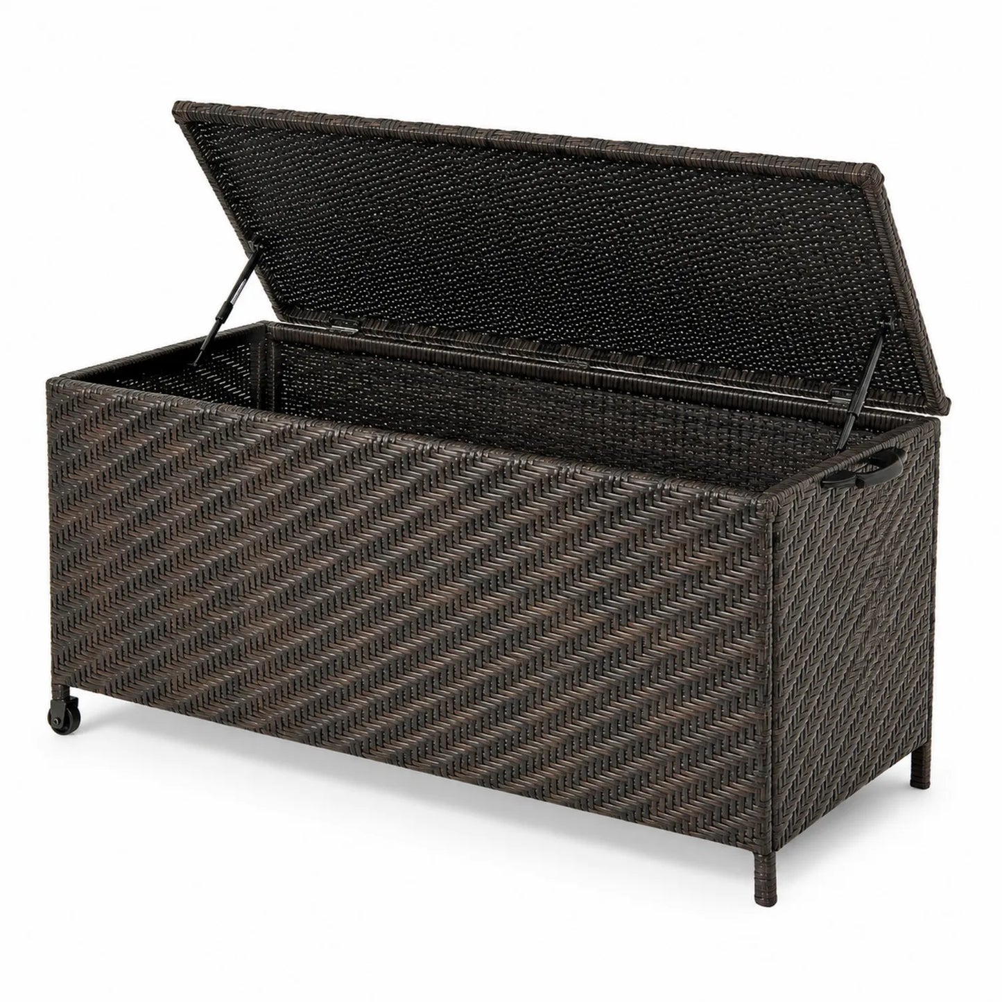 Baule in Rattan con Ruote 120cm x 58cm x 50cm