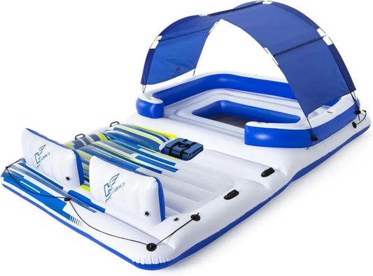 Bestway Hydro-Force - Isola Galleggiante per 6 Persone, 389 x 274 cm