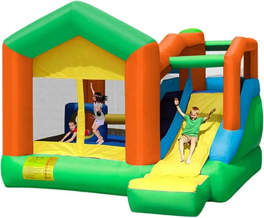 Castello Gonfiabile con Scivolo per Parco Giochi Esterno