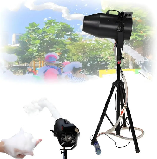 Cannone Schiuma 1000W per Eventi all'Aperto, Getto Potente 20㎡/min, Distanza 6-10M