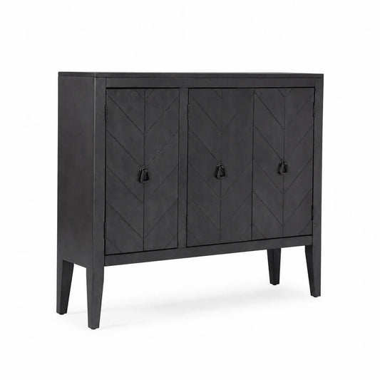 Credenza in legno con 3 ante, 90x120x40 cm