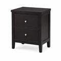 Comodino in Legno con 2 Cassetti 45x40x60 cm
