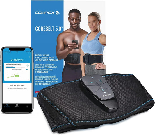 firmer Stomach, Ab And Lumbar Electro Stimulation Belt, Compex Corebelt 5, 9 Programs to Get a Flatter, EMS