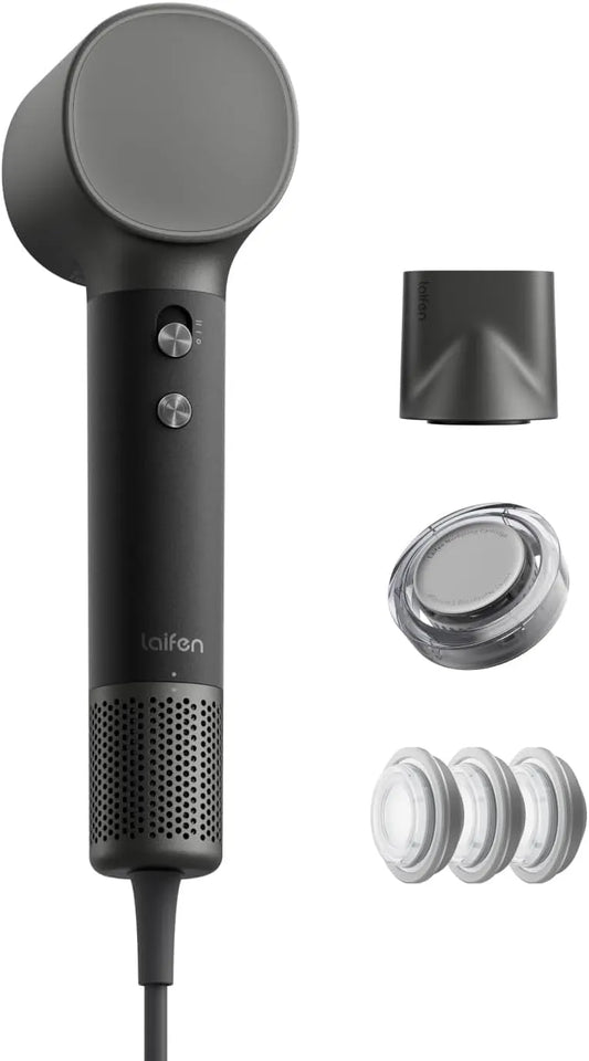 Ugelli Magnetico Cura&Lisciatura, Laifen Neo Special Asciugacapelli, Nero