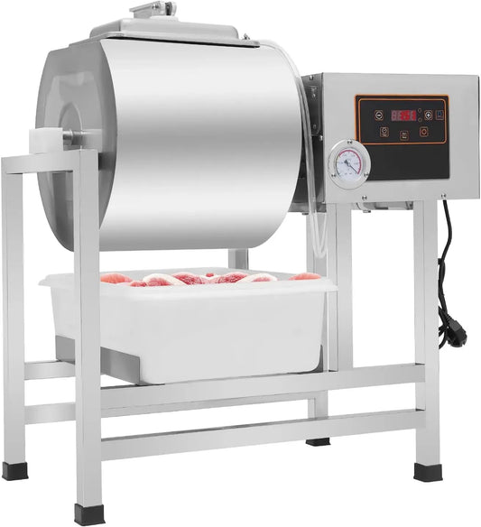 Macchina per marinare, motore, 38 L, 240 W, timer, ristoranti, acciaio inox, per marinare sottovuoto, OUKANING