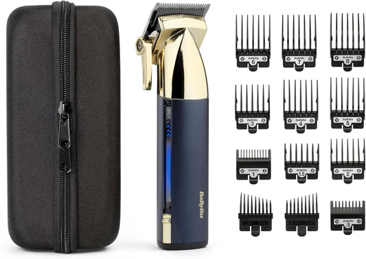 regalo per uomo, Tagliacapelli in metallo, per BaByliss Super-X, al litio, senza fili, lame in acciaio giapponese progettate con precisione