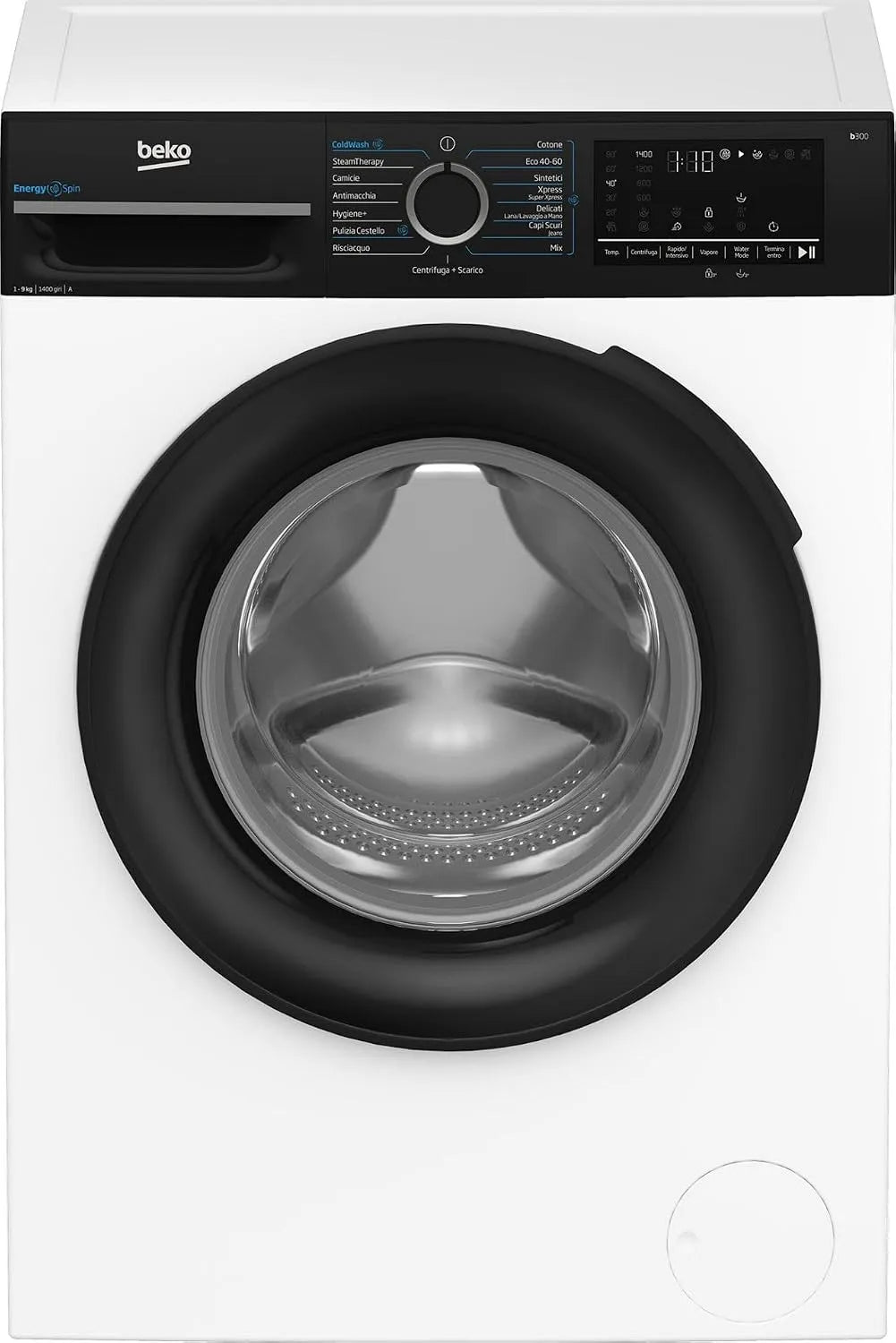 Beko b300 BMGWU4941B Lavatrice, 9 kg, classe energetica A, 1400giri