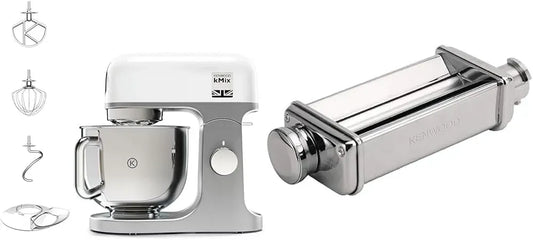 Kenwood KMX750WH KAX980ME Robot da cucina, acciaio inox, argento, Acciaio Inossidabile