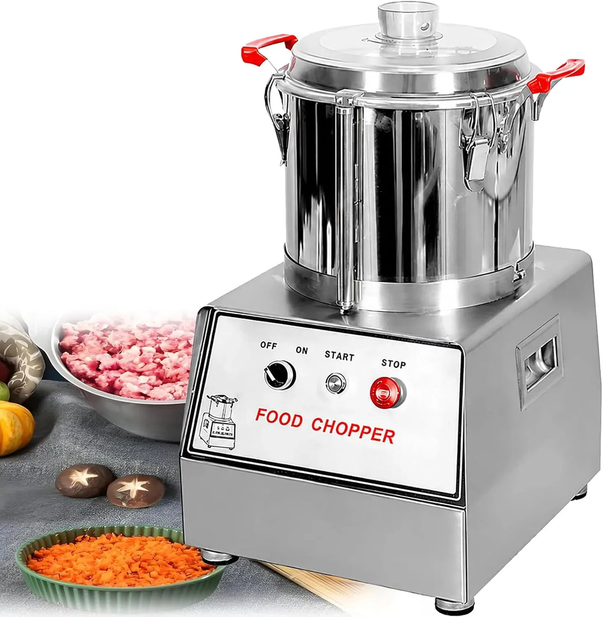 Robot da cucina, 5 L, professionale, acciaio inox