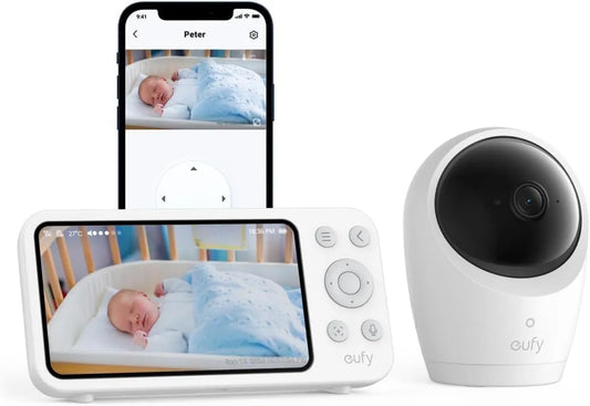 E20 interruttore, fotocamera, Babyphone, batteria, monitor video per bambini, app