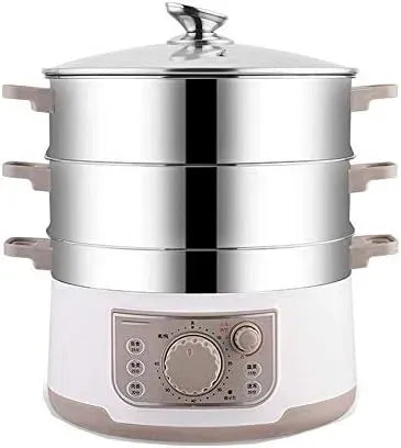 multicooker, pentola elettrica multifunzione, multicooker elettrico, 13 L, 1500 W, timer, acciaio inox, per Cucinare in Modo Sano Ravioli