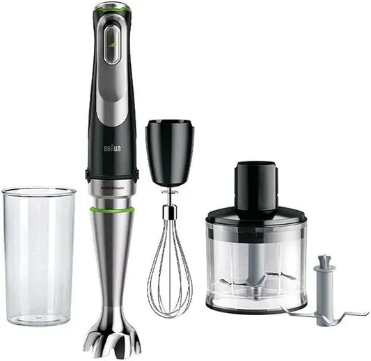 Braun 9135XI Frullatore, 0,6 L, 1200 W, acciaio inox, nero