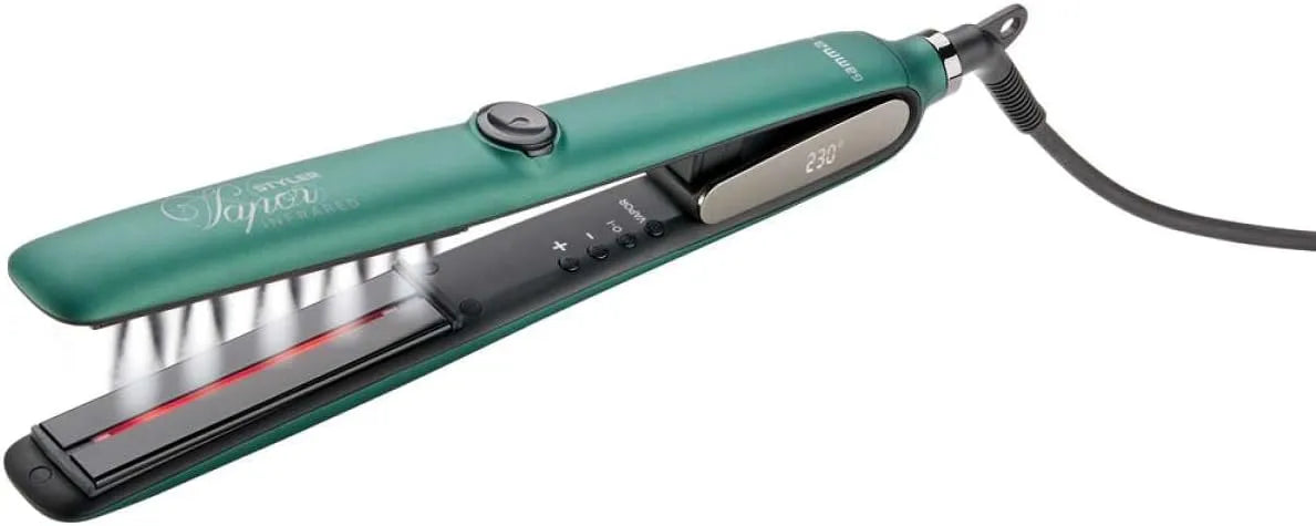 Piastra, per uso professionale, vapore, Gammapiu Piastra Vapor Styler Infrared Professionale a Vapore ed Infrarossi 230°C