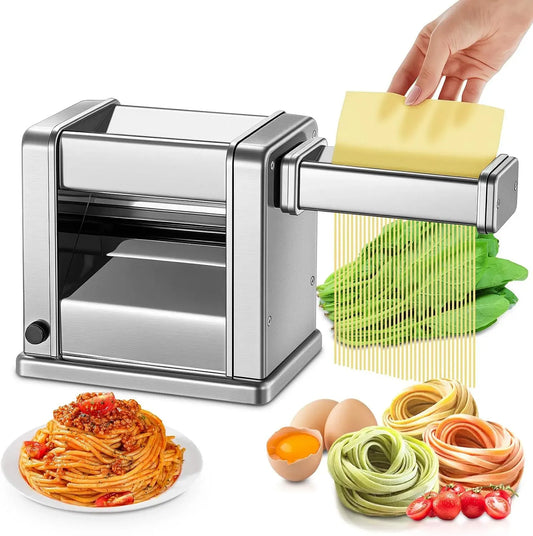 mm/6.6 0.5-3mm Macchina per la, 1.5 mm, 6.6 mm, 3 mm, acciaio inox, argento, per la Pasta Elettrica Acciaio Inossidabile, FOHERE