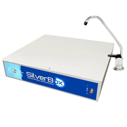 ECO 60 Depuratore Acqua Silverbox L/h, Depuratore Acqua Osmosi inversa sottozoccolo Made in Italy