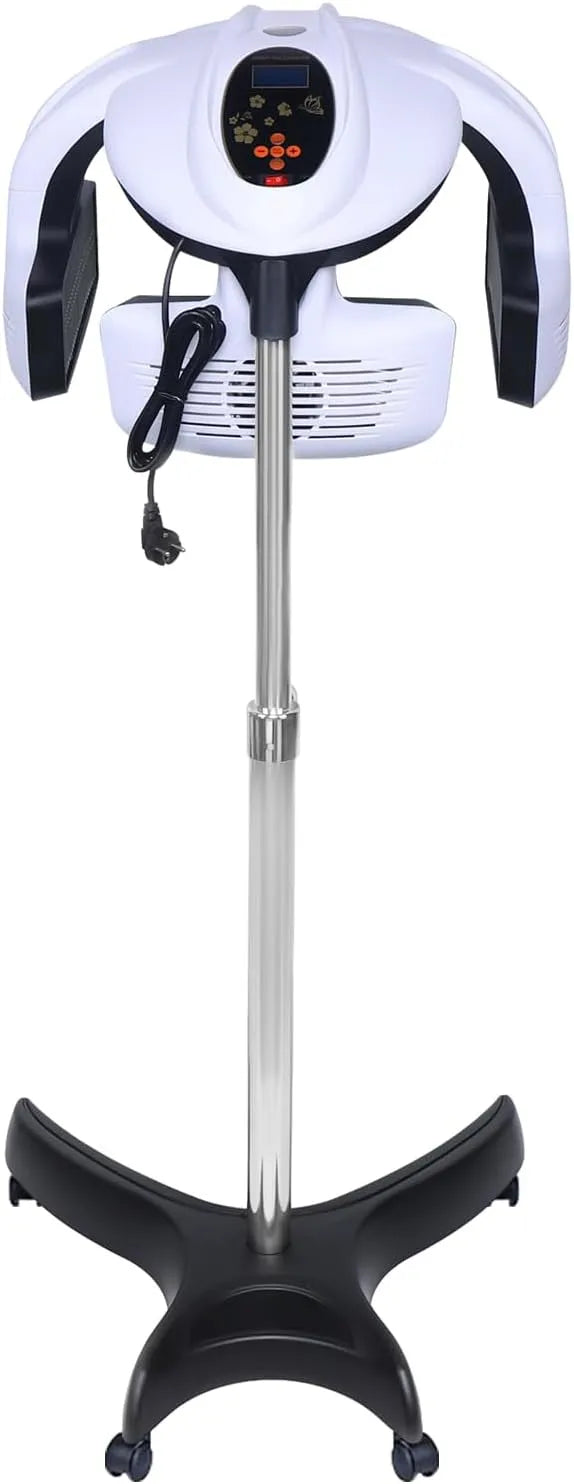 10S display LCD, regolabile in altezza, per Cuffia di asciugatura professionale, 1500 W, riscaldamento a 5 direzioni, 1-1,5 m, tubi al quarzo