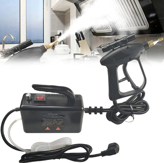 Pulitore a vapore, 2600 W, multiuso, portatile, industriale, 2 zone di temperatura