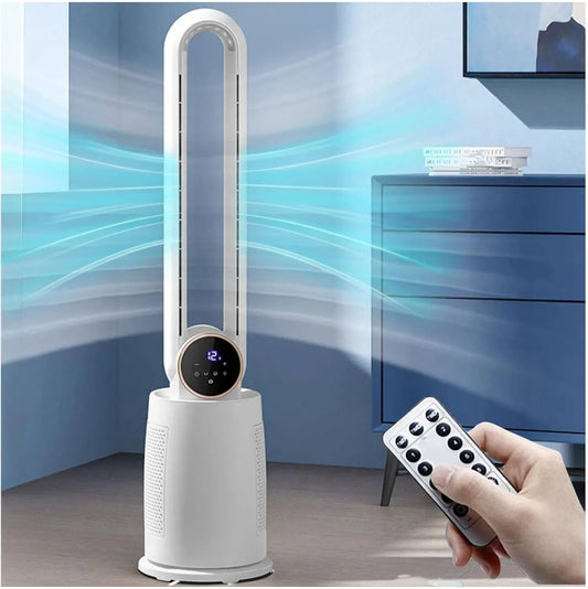 12h Ventola, timer, per Camera da Letto, LED, Ventola della Torre Senza Lame w/remoto