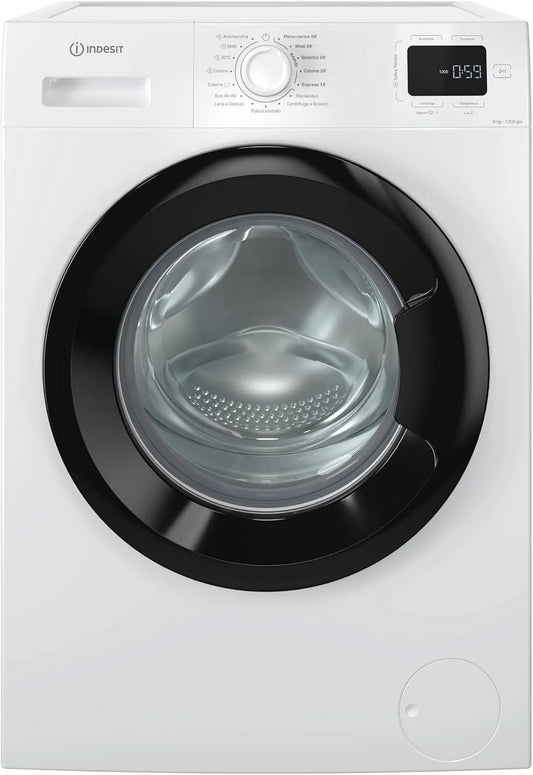 Lavatrice, 8 kg, Indesit R268B, IM MY TIME IT