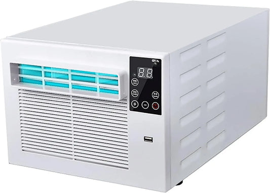 Deumidificatore 5sqm, portatile, timer, Refrigeratore d'aria portatile con telecomando, controllo del timer