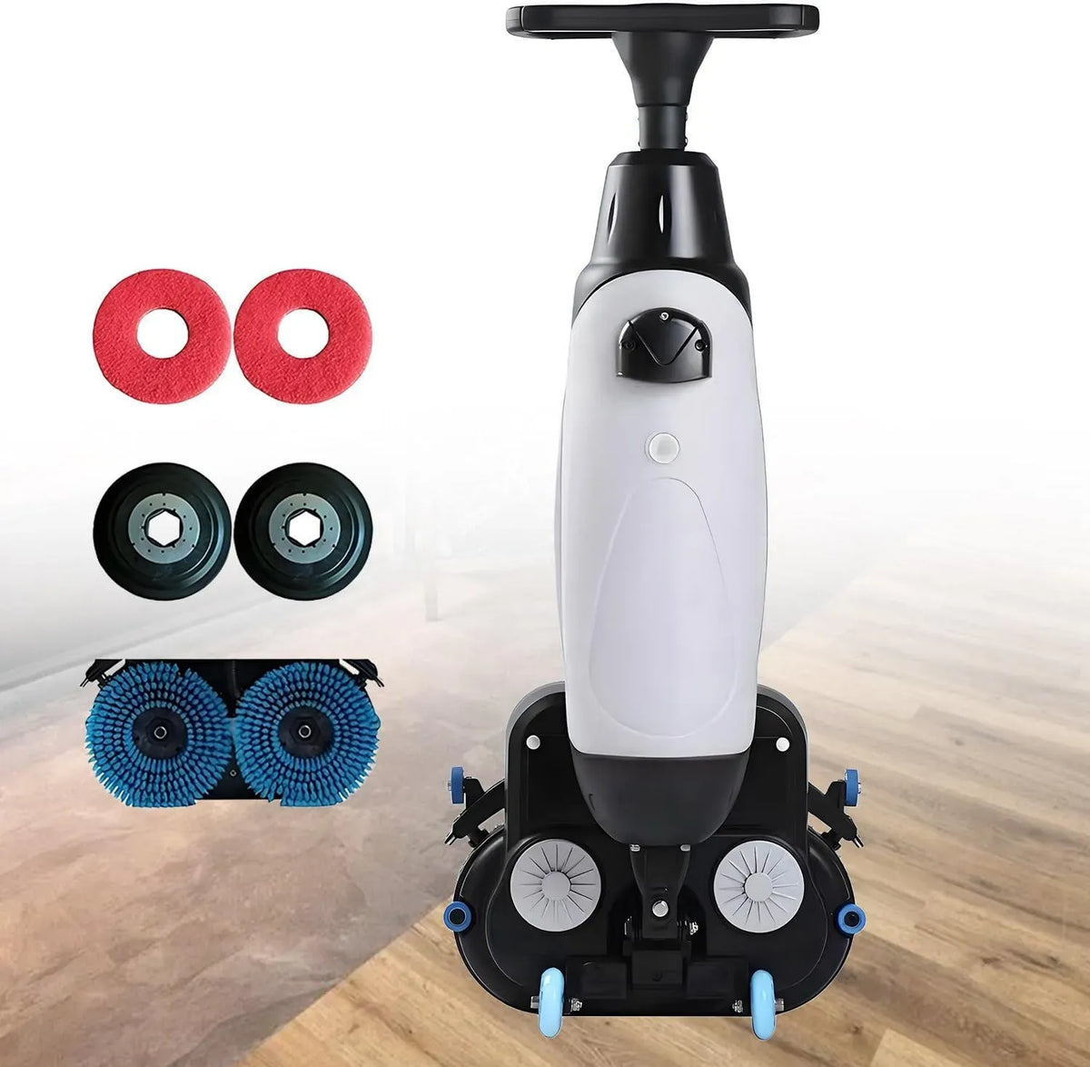 perfetto per uffici, leggero, per Lavapavimenti automatico, con binario di pulizia da 43 cm, aspira dopo il lavaggio, magazzini o negozi al dettaglio