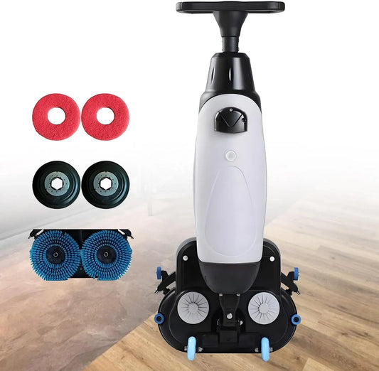perfetto per uffici, leggero, per Lavapavimenti automatico, con binario di pulizia da 43 cm, aspira dopo il lavaggio, magazzini o negozi al dettaglio