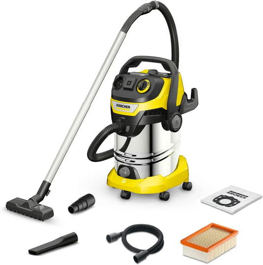 Kärcher WD 6 V-30/8/35/T contenitore, filtro, presa, 30 L, 1300 W, 3,5 m, plastica
