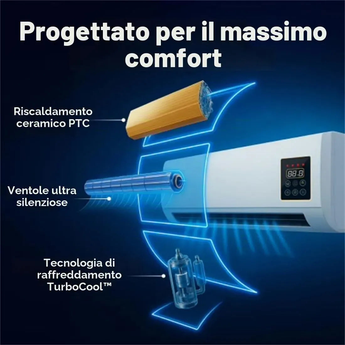 Condizionatore, portatile, climatizzatore
