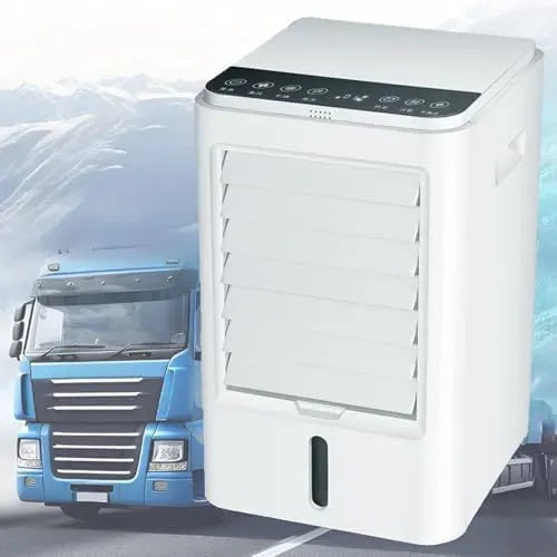 Condizionatore, 24 V, portatile, 3 velocità, Ventilatore Portatile 4 in 1 con Telecomando, 4 impacchi di Ghiaccio