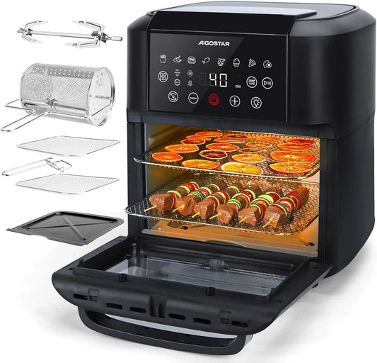 Friggitrice ad aria, 12 L, 1700 W, include 7 accessori
