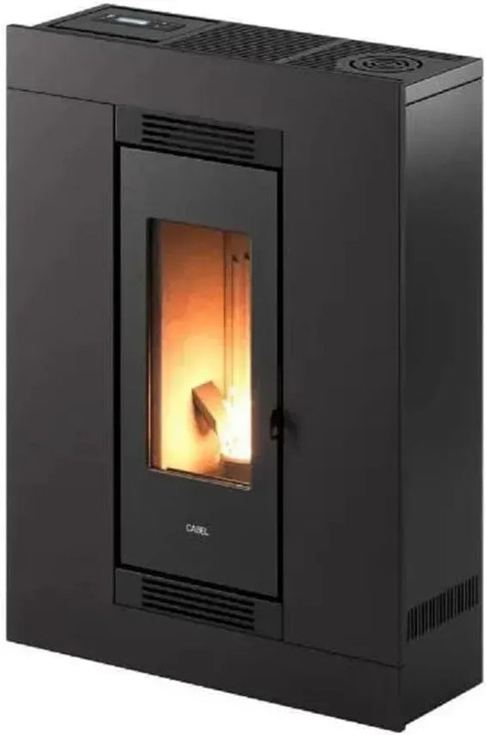 Antracite, Stufa a Pellet, Cadel 7023040, 8.5 Kw