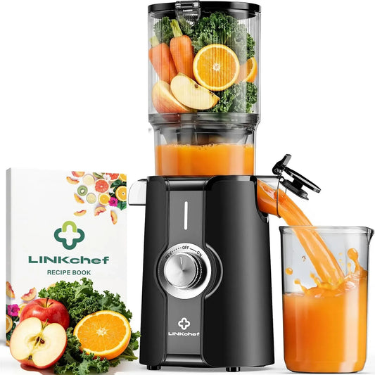 estrattore di succo e spremiagrumi, 1.2 L, 200 W, nero